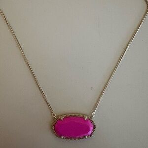 Pink Kendra Scott Pendant Necklace